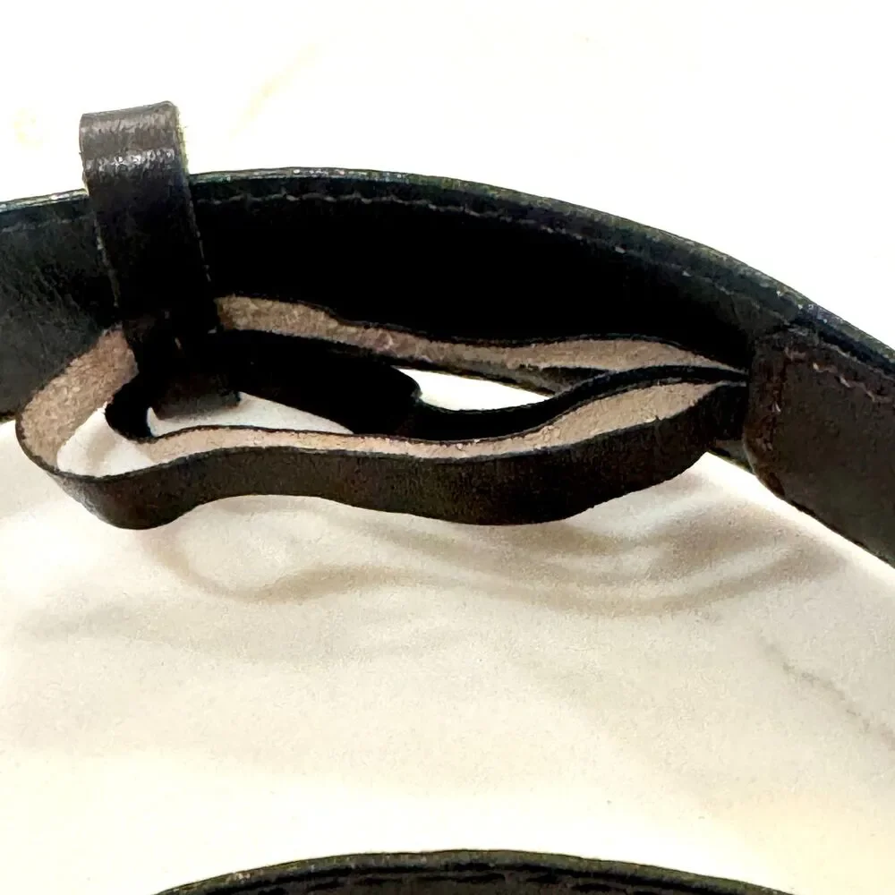 CELINE Horse Carriage Vintage Brown Belt - Size 60 (XXS) - Picture 3 of 12